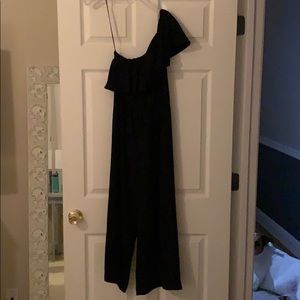 One shoulder jumpsuit